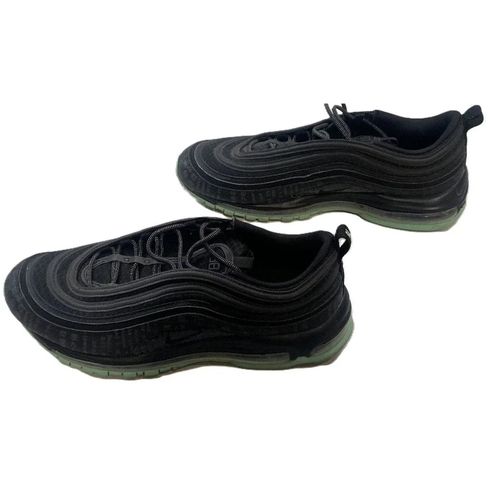 Nike Air Max 97 Matrix Green Glow Black Mens Size 10.5 921826-017